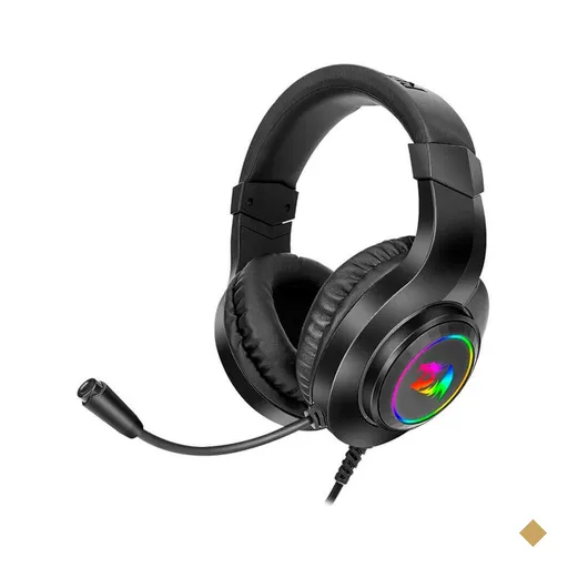 Headset Gamer H260rgb Couro Sintético Hylas Redragon