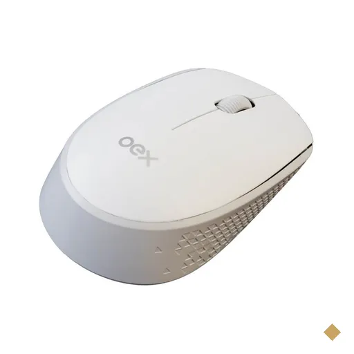Mouse Sem Fio MS602 Cozy Duo Branco OEX