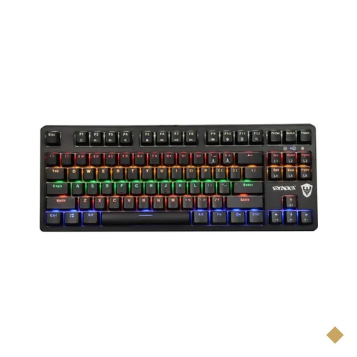 Teclado Mecânico Gamer Sate K5 Switch Blue RGB USB