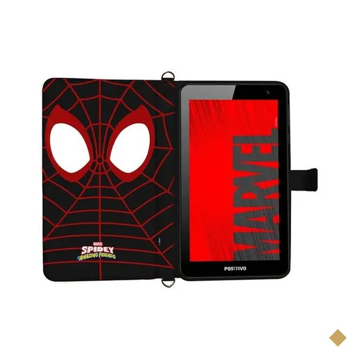 Tablet Positivo Twist Tab Spidey com Capa, 7'', 64GB, Quad-Core - T780SF