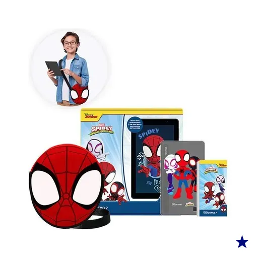Tablet Positivo Vision Tab 7 Spidey, 64 GB, 7'', Wi-Fi, Capa e Bolsa - T307SPF