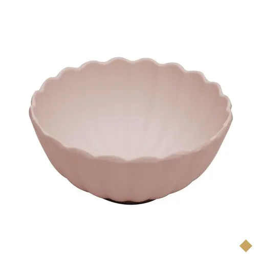 Bowl Gerbera 12cm Bege Melamina Sopas Caldos Cereais 300ml Lyor Cumbuca Pequena