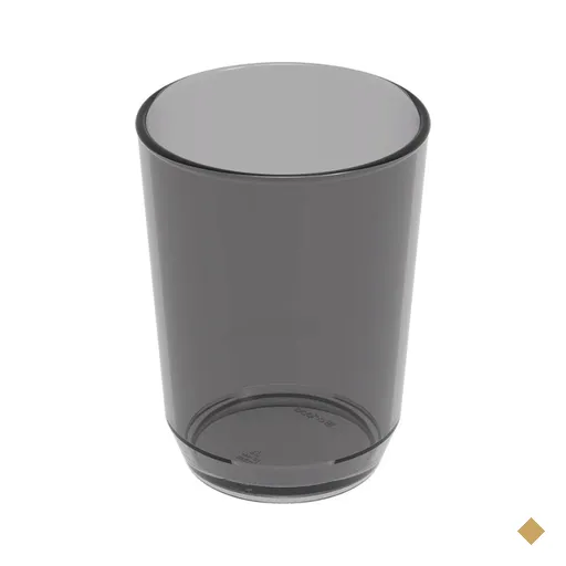 Copo Crippa 500ml Plástico Fumê Suco Água Bebidas Escolar