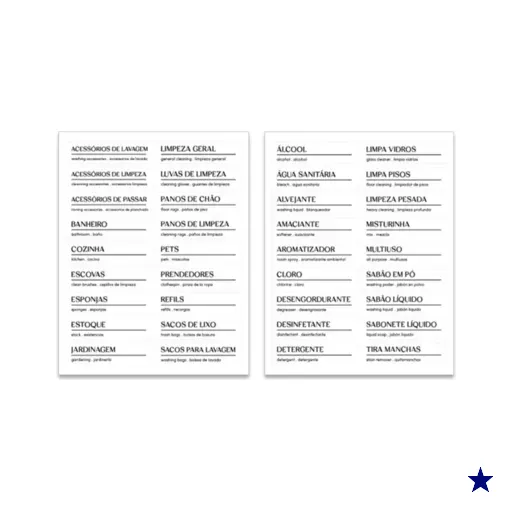 Etiquetas Adesivas para Lavanderia Flow Identificadores para Produtos de…