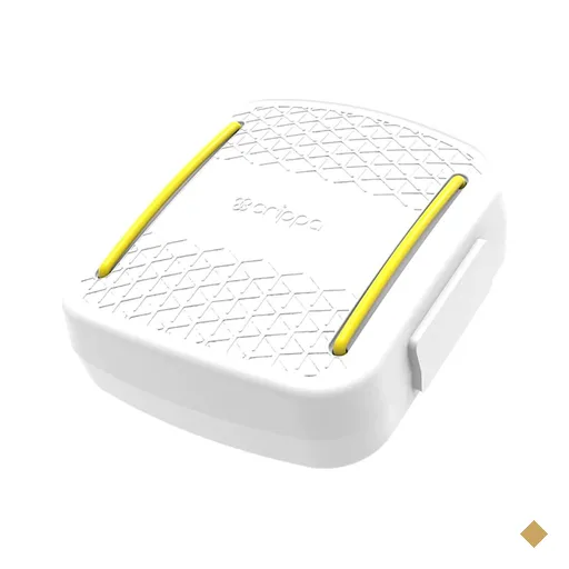 Porta Cotonetes Portátil Branco para Viagem Acessórios com Elástico Interno…