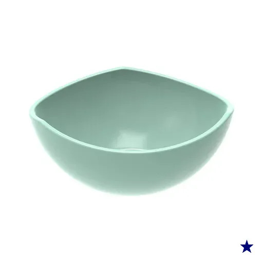 Bowl Trio Crippa Verde Menta Cumbuca Grande 500ml Plástico Salada Sopas Caldos