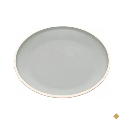 Prato De Sobremesa Melamina Class Cinza 21,5cm Wolff Servir Entrada Avulso