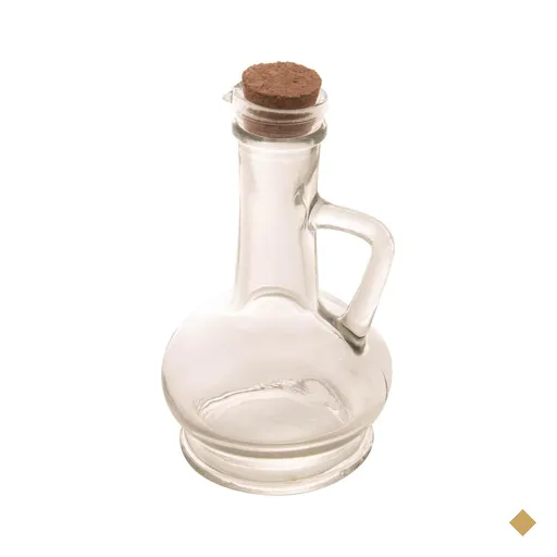 Galheteiro Garrafa de Vidro Azeite Pote Tampa Rolha 230ml Lyor de Mesa…
