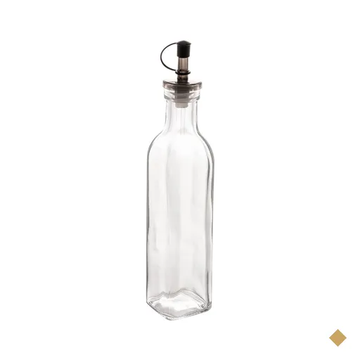 Garrafa de Vidro para Azeite ou Vinagre 270ml com Bico Dosador e Tampa Lyor…