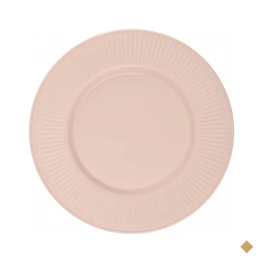 Prato Raso 27cm Melamina Aveline Lyor Bege Refeições Avulso