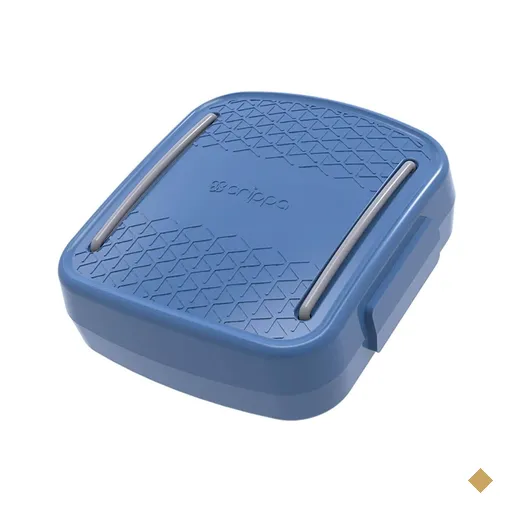 Porta Cotonetes Portátil Para Viagem Acessórios com Elástico Interno Azul…