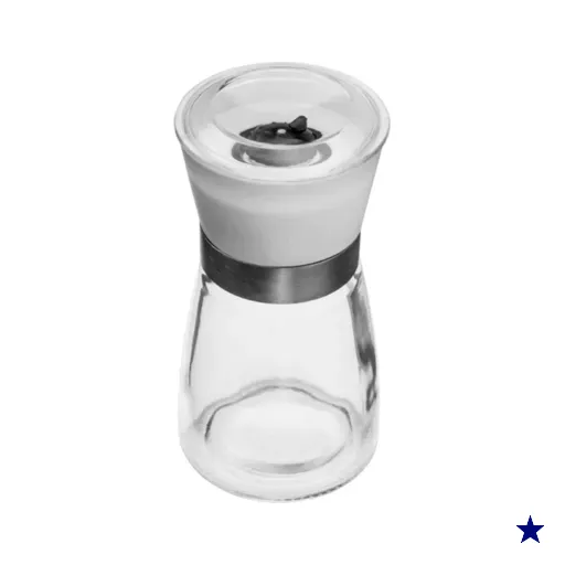 Moedor de Sal e Pimenta Manual 170ml Lyor Material Vidro Triturador Moinho de…