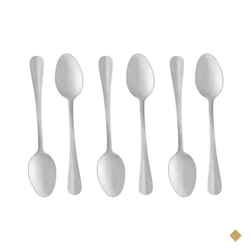 Jogo 6 Colheres de Chá Aço Inox Positano 12cm Lyor Talheres Mesa Posta…