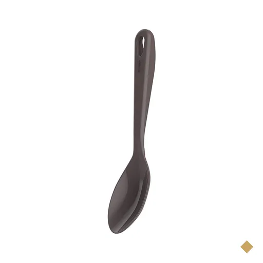 Colher para Servir de Nylon Cinza Cozinha Arroz Molho Kitch Crippa