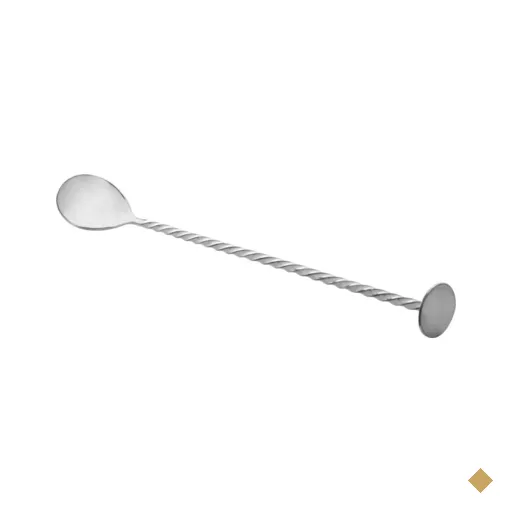Colher Bailarina Aço Inox 26cm Tress Lyor Prateada para mexer Bebidas Coquetel…