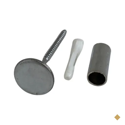 Cabide Multiuso Pino 2cm Cromado para Espelho de Parede Duler Minimalista
