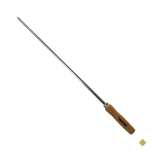 Espeto De Inox P/ Coração 85cm Carne Churrasqueira