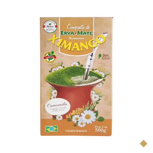 Erva-Mate 500g De Chimarrão Composta Ximango Chás Medicinais