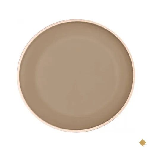 Prato Raso Melamina Class Bege 27cm Cozinha Servir Sobremesa Jantar Almoço…