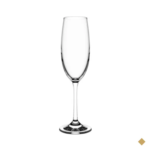 Taça de Champanhe 220ml Taça Espumante Cristal Copo Champanhe Titânio Sense