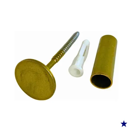 Gancho de Parede Metal 3cm Dourado Cabideiro Fixador Espelho Duler Cabide