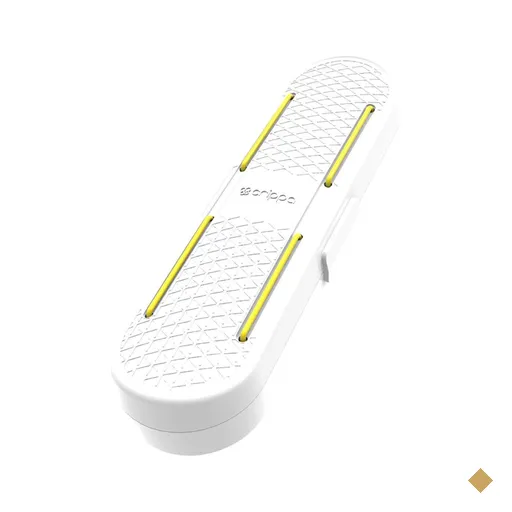 Estojo Branco Porta Escovas de Dente Creme Dental Portátil Crippa Mala Viagem…