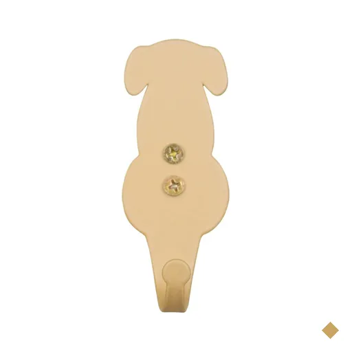 Gancho Cabideiro Cachorro Dourado Multiuso Pendurar Roupas Bolsas Casacos…