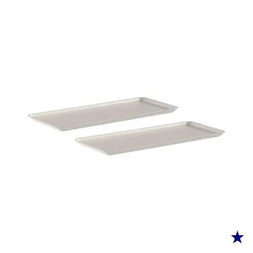 Kit 2 Tampas para Cesto Flow 4,5 ou 6,6 Litros Bege 34x15x1,3cm Ou Tampa para…