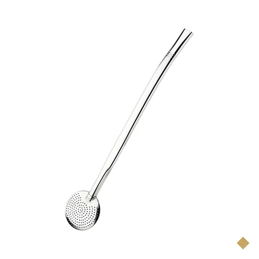 Bomba Inox Chata Lisa Chupeta Simples Bojo Redondo Cano Grosso De 9mmx23Cm