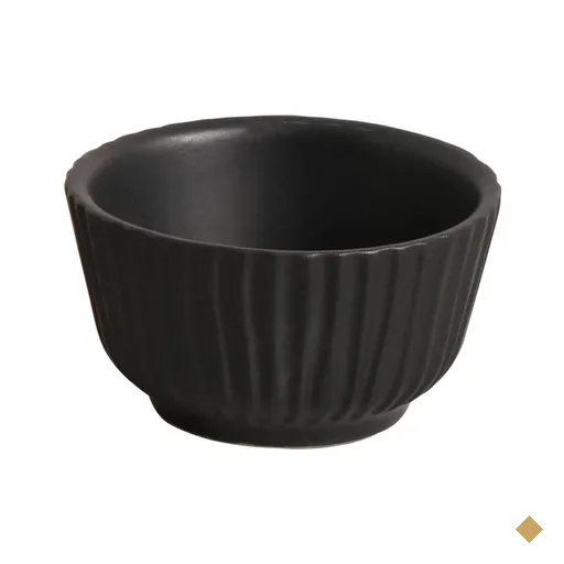 Ramequim Shimeji 170ml Cerâmica Preto Matte 9x5cm Sushi Porto Brasil…