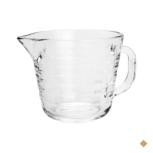 Jarra Medidora de Vidro 700ml Lyor Caneca Copo Medida Receita Com Alça Bico