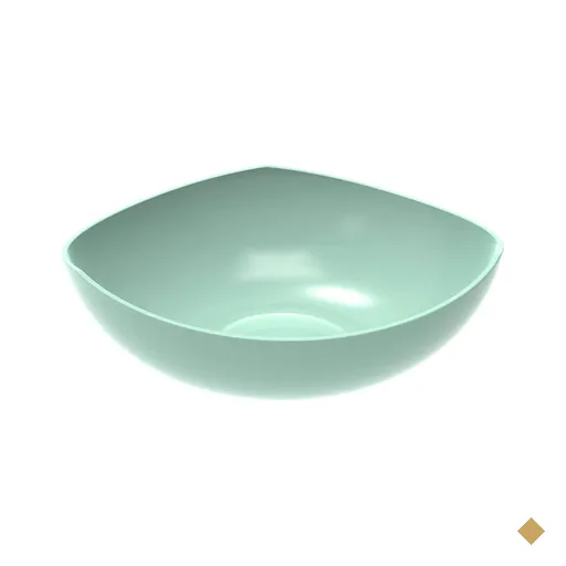 Tigela Saladeira Verde Menta Trio Plástica Crippa Salada Sobremesa Pipoca Doces