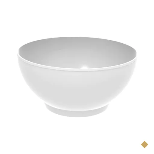 Tigela Grande Crippa Travessa Redonda 3,1L Branco Servir Salada Sobremesa…