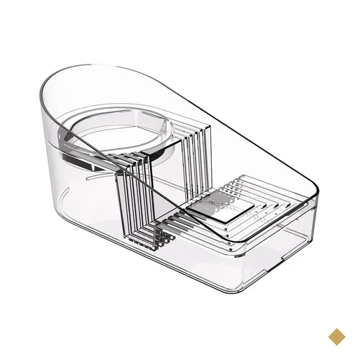 Porta Detergente com Suporte para Sabão e Esponja Transparen