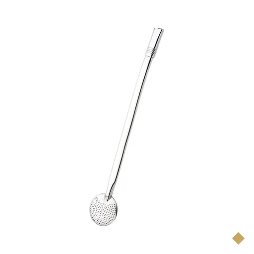 Bomba Inox Chata Lisa Chupeta Dupla Bojo Redondo Cano Grosso De 9mmx24Cm