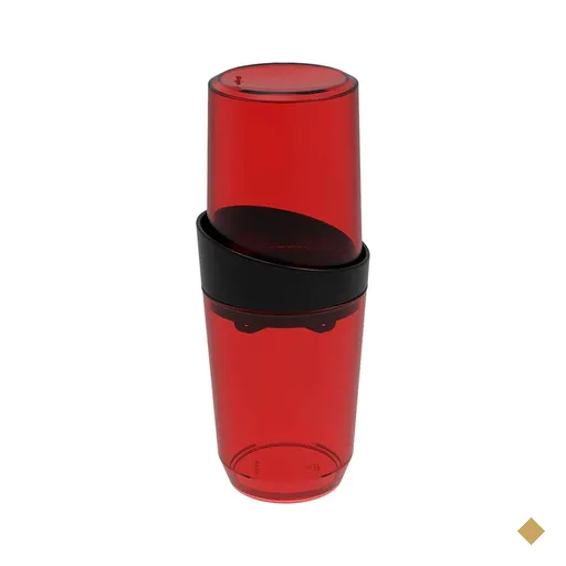 Porta Escova de Dentes com Tampa Crippa Vermelho Transparente Banheiro Lavabo…