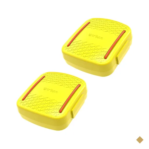 Kit 2 Porta Cotonetes Portátil Viagem Acessórios Elástico Interno Amarelo…