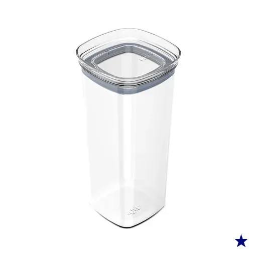 Pote Com Vedação Hermética Em Silicone 1,5l Pote De Plástico Natural