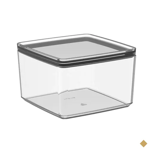 Pote Hermético Cristal Crippa Porta Mantimentos 750ml Condimentos Transparente