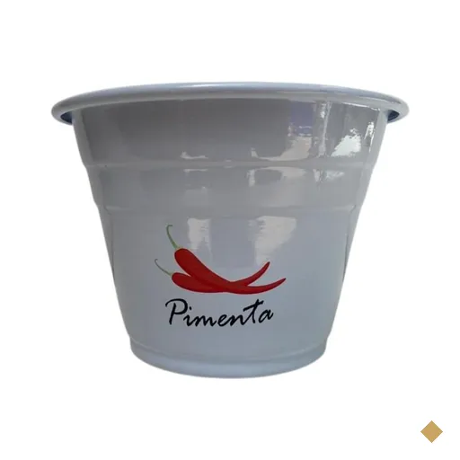 Vaso ou cachepo 10 x 15 aluminio para tempero Pimenta