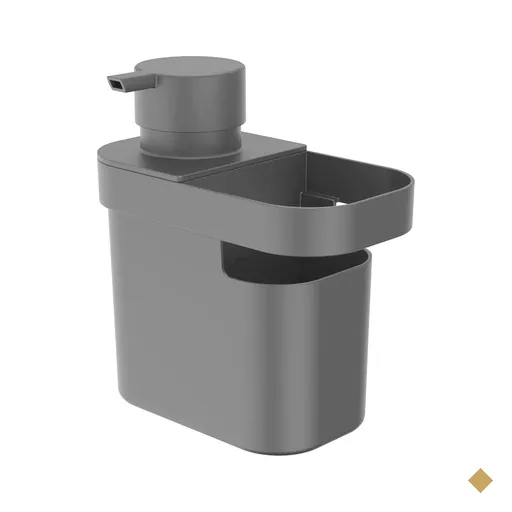 Dispenser De Detergente 650ml Organizador De Pia Porta Detergente E Esponja…