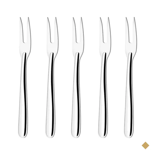 Kit 5 Garfos Trinchante para Churrasco 24,5cm Inox Utensílio Gourmet Carne…
