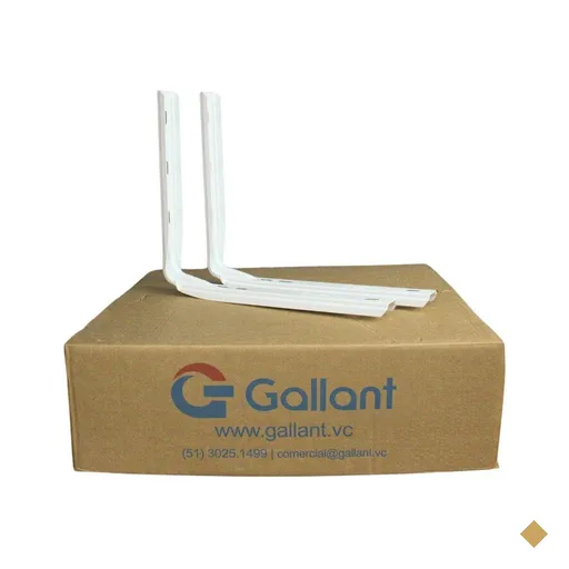 Suporte Split Gallant 400MM Estampado 1,2MM Branco
