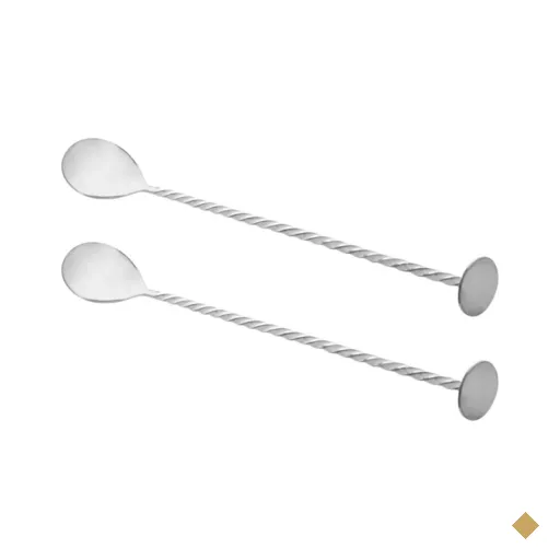 2 Colheres Bailarina 26cm Inox Tress Lyor Bartender Bebidas Coquetel Drinks