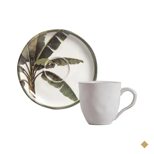 Xícara Café Bio Bananê Porto Brasil Cerâmica 120ml Cafezinho Cozinha Mesa…