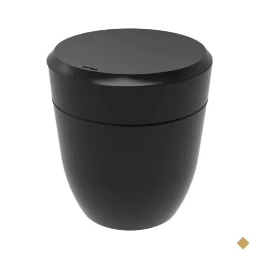 Lixeira Redonda Crippa Com Aro Interno 25l Smart S Preto