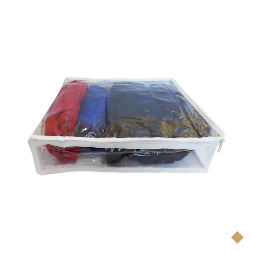 Organizador Protetor Plástico De Mala Peças Roupas 30x35x10