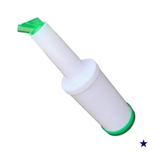 Garrafa Storen Pour 1l Verde Xaropes Sucos Mixologista Bar Coquetel Servir