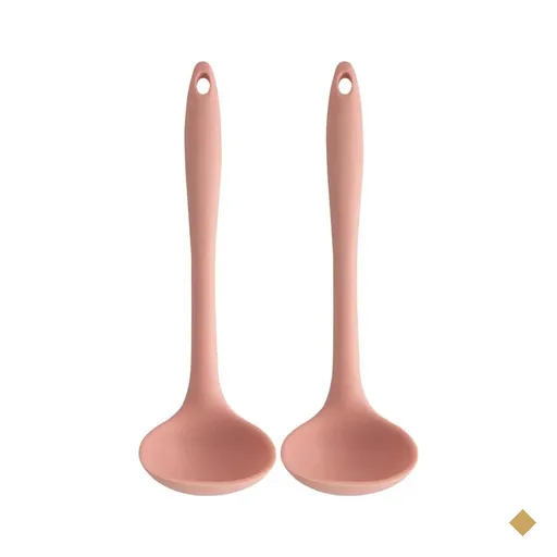 2 Conchas de Silicone Rosa 27cm de Cozinha para Sopas Feijão
