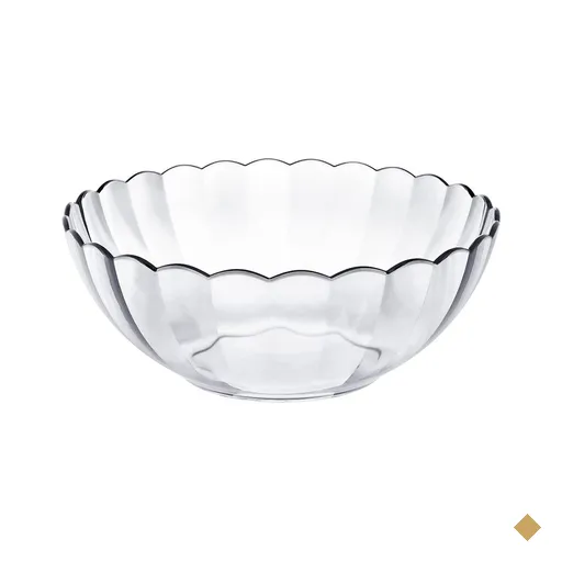 Tigela Saladeira Redonda Grande 3 Litros Tigela Bowl De Vidro Bella Marinex